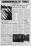 Commonwealth Times 1970-03-25