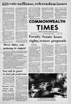Commonwealth Times 1970-11-19 [front page has 1970-11-20]