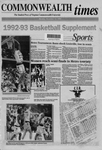 Commonwealth Times 1992-12-14 1992-93 Basketball Supplement