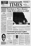 Commonwealth Times 1993-04-22