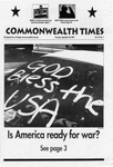 Commonwealth Times 2001-09-20