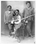 Boys with Banjo by Photographer unknown