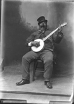 Man with Banjo [member of Polk Miller's Old South Quartette]