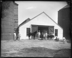 St. Emma Trade School, Belmead, Virginia - Men with Farm Animals