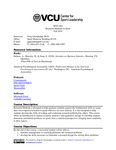Research Methods in Sport Syllabus (Fall 2019)