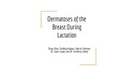 Dermatoses of the Breast During Lactation