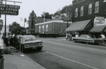 View of Main Street and protesters at Southside Sundry, Farmville, Va., July 1963, #002