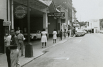 Student protesters on Main Street, Farmville, Va., July 1963, #025