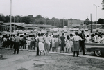 Protesters gathered near First Baptist Church, Farmville, Va., July 1963, #002