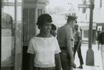 Student protesters outside State Theater, Farmville, Va., August 1963, #157