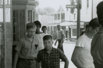 Student protesters outside State Theater, Farmville, Va., August 1963, #153