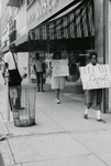 Student protesters on Main Street, Farmville, Va., July 1963, #024