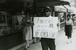 Protesters near Southside Sundry, Farmville, Va., July 1963, #007