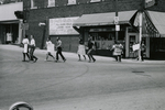 Student protesters on Main Street, Farmville, Va., July 1963, #023