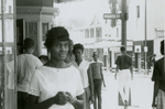 Student protesters outside State Theater, Farmville, Va., August 1963, #151