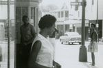 Student protesters outside State Theater, Farmville, Va., August 1963, #150