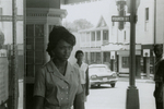 Student protesters outside State Theater, Farmville, Va., August 1963, #149