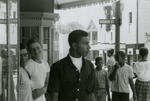Student protesters outside State Theater, Farmville, Va., August 1963, #145