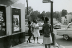Student protesters outside State Theater, Farmville, Va., August 1963, #119