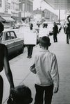 Student protesters on Main Street, Farmville, Va., July 1963, #011