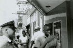 Student protesters outside State Theater, Farmville, Va., August 1963, #117