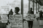 Protesters at Grants/Safeway, Farmville, Va., August 1963, #038