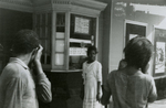 Student protesters outside State Theater, Farmville, Va., August 1963, #115