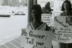 Protesters at Grants/Safeway, Farmville, Va., August 1963, #037