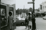 Student protesters outside State Theater, Farmville, Va., August 1963, #113