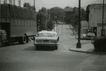 View of Main Street, looking south, Farmville, Va., August 1963, #001