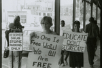 Protesters at Grants/Safeway, Farmville, Va., August 1963, #001