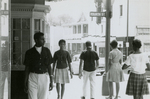 Student protesters outside State Theater, Farmville, Va., August 1963, #140