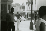 Student protesters outside State Theater, Farmville, Va., August 1963, #139