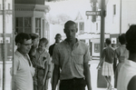 Student protesters outside State Theater, Farmville, Va., August 1963, #137