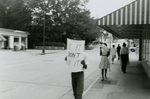 Protesters demonstrating near A&P, Farmville, Va., July 1963, #004