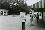 Protesters demonstrating near A&P, Farmville, Va., July 1963, #006