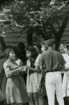 Students at Beulah AME Church Parsonage, Farmville, Va., August 1963, #024