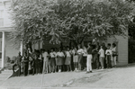 Students at Beulah AME Church Parsonage, Farmville, Va., August 1963, #026