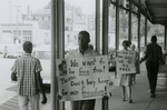 Protesters at Grants/Safeway, Farmville, Va., August 1963, #055