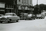 Student protesters outside State Theater, Farmville, Va., August 1963, #001