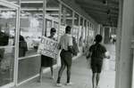 Protesters at Grants/Safeway, Farmville, Va., August 1963, #003