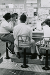 Students seated at lunch counter, Farmville, Va., July 1963, #004