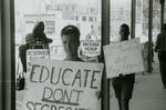 Protesters at Grants/Safeway, Farmville, Va., August 1963, #002