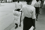 Protesters demonstrating near A&P, Farmville, Va., July 1963, #008
