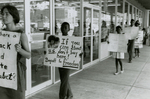 Protesters at Grants/Safeway, Farmville, Va., August 1963, #029