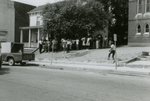 Students at Beulah AME Church Parsonage, Farmville, Va., August 1963, #028