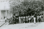 Students at Beulah AME Church Parsonage, Farmville, Va., August 1963, #029