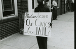 Protesters on Main Street, Farmville, Va., July 1963, #015