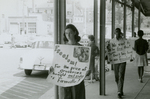 Protesters at Grants/Safeway, Farmville, Va., August 1963, #025
