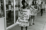 Protesters at Grants/Safeway, Farmville, Va., August 1963, #024